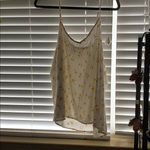 Giraffe print relaxed fit tank